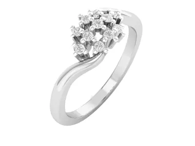 Women Ring Render 3dm STL MTL SLC JCD OBJ FBX Details 3D print model 84