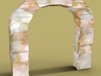 Stone arch Free 3D model
