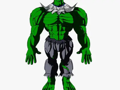 Incredible Hulk Toon 3D model