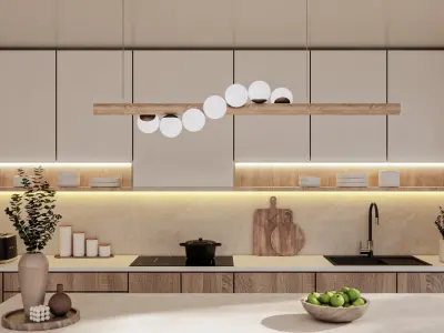 Modern kitchen  3D model shop