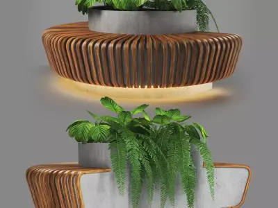 bench355 v2 3D model