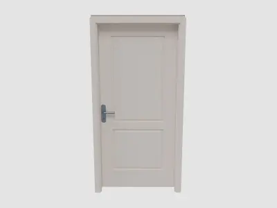 Door E1 Low-poly 3D model