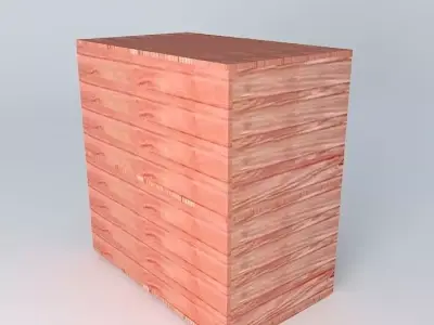 Two tier rabbit hutch Free 3D model