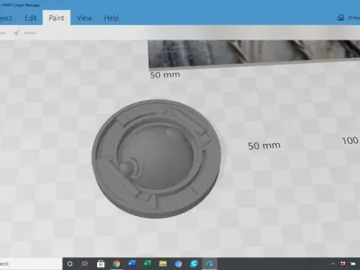 Star Wars Admiral Raddus Ackbar turret award 3D print model