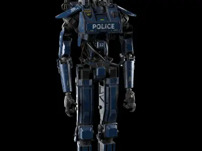 Chappie 3D model robot 3D model