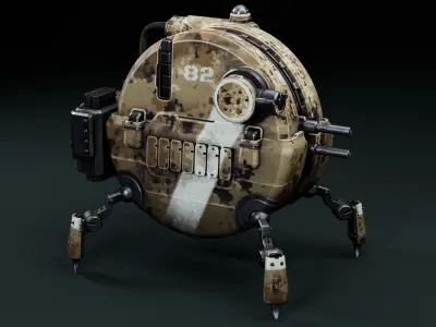 Etasphera82 Low-poly 3D model