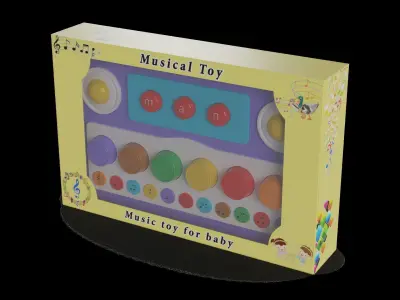 Baby and educational toys Musical Toy 3D model