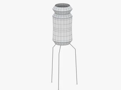 1456 - Floor Lamp Low-poly 3D model