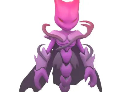 Evil Monster Soul Character V1 001 Low-poly 3D model
