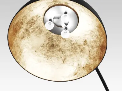 The Arc Black Floor Lamp 3D model