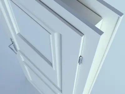 White Door 19 3D model