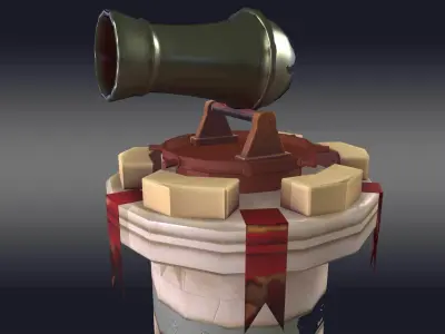Cannon Tower 3D model