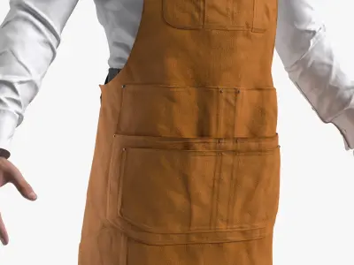  Barista Workwear Uniform on Man 