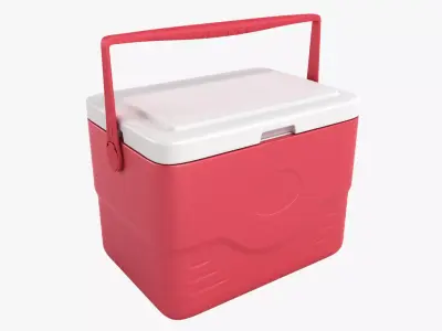 Ice Cooler Chest 1 3D model