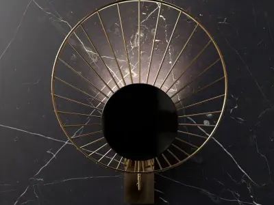 Art Deco Wall Light - Villa Lumi 3D model