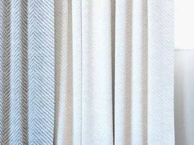 Curtains 94 Curtains with Tulle Backhausen Rebbio Grande 3D model