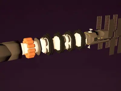 Solar Explorer 2 3D model