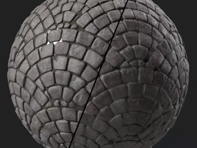 Pavement Materials 35- By Sbsar Pbr 4k Seamless Texture