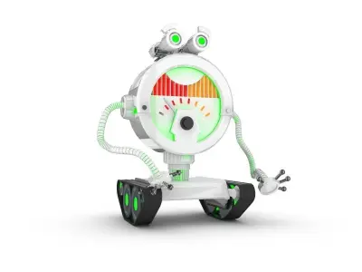 Funny Robot Character 3D model buy