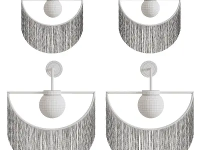 Houtique WINK Wall lamp 3D model