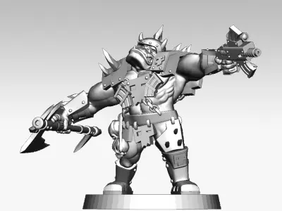 Orc soldier 3D print model 3D print model