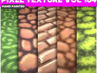 Pixel Vol 104  -  Game PBR Textures Texture