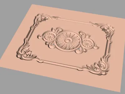 Artcam Aspire 3D relief models STL Files used for CNC E575 3D model
