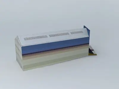 Uncle building with door Free 3D model