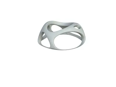 SciFi Cube Object No 49375 Low Poly Shape Low-poly 3D model