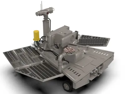 Rover sci-fi 3D model