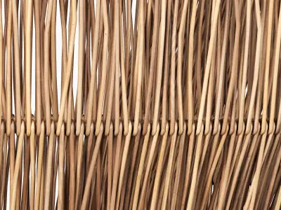 Lamp wicker n35a 3D model