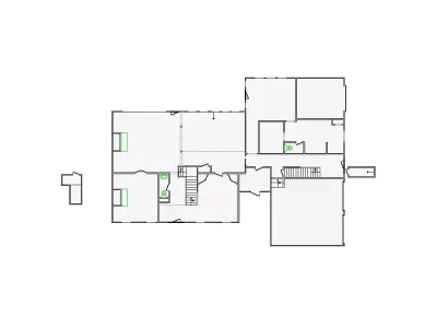  Detailed Interior Sketch - 5501-6000 SF - Xactimate 3D model
