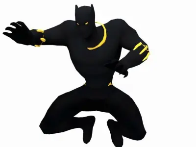 Black Panther 3D model