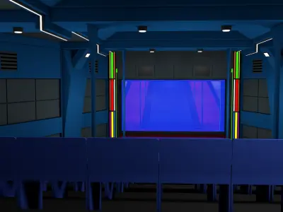 Concert Hall Theatre 3D model