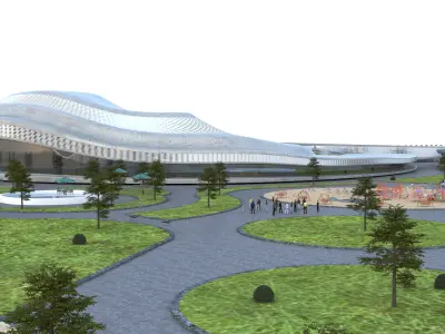 Building model 3D model