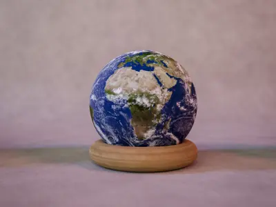 The Globe earth 3D model