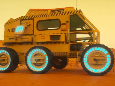 Mars Vehicle 3D model