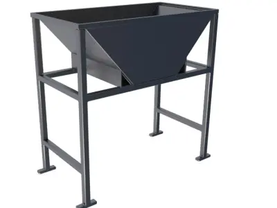 Grain Storage Bins Collection 3D model