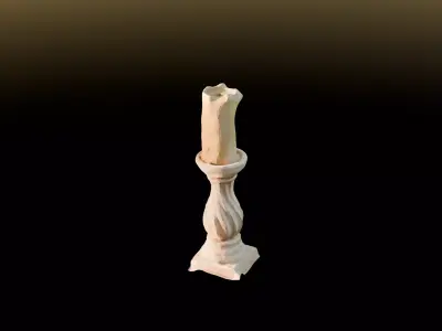 candle 3D model 12