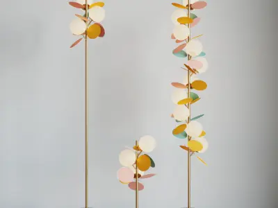 Matisse Floor Lamp Multi Color 3D model