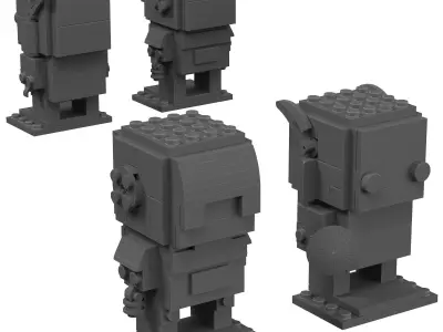 Lego - 41492 Iron Man And Captain America 3D model