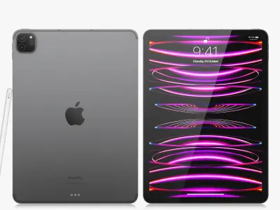 Apple iPad Pro 11 inch M2 3D model