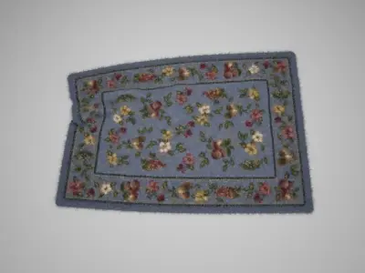 Soft Blue Carpet 3D model