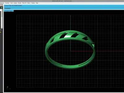 Women Ring Fancy Ring Plain light weight STL 3DM Printable 3D print model 16