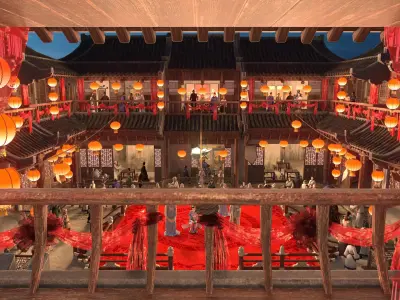 Ancient Restaurant 3D model