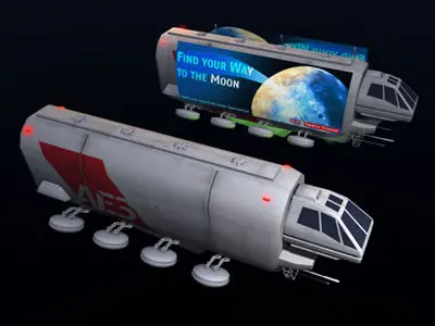 Sci-fi truck 3D model