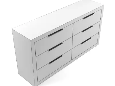 Universal Furniture - Huston Dresser 3D model