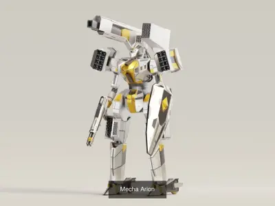 Mecha Collection 3D Model Pack