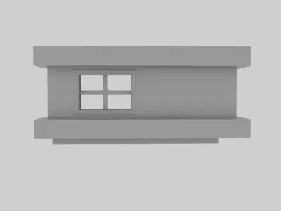 simple room Low-poly 3D model purchase