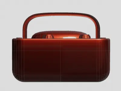 Spaceship LED lamp module  Free 3D model